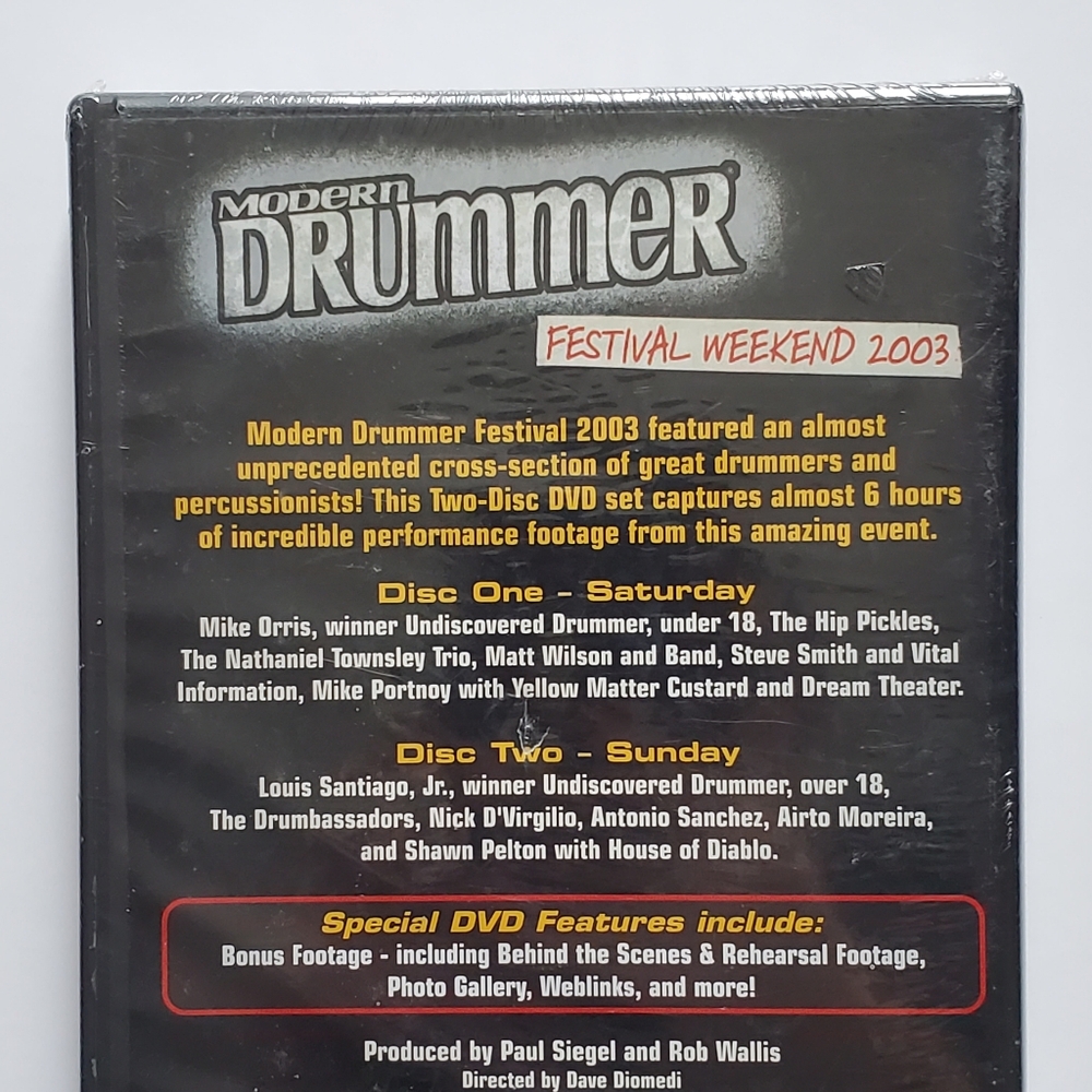 Modern Drummer Festival Weekend 2003 - 2 DVD BOX SET Mike Portnoy - Picture 3 of 4